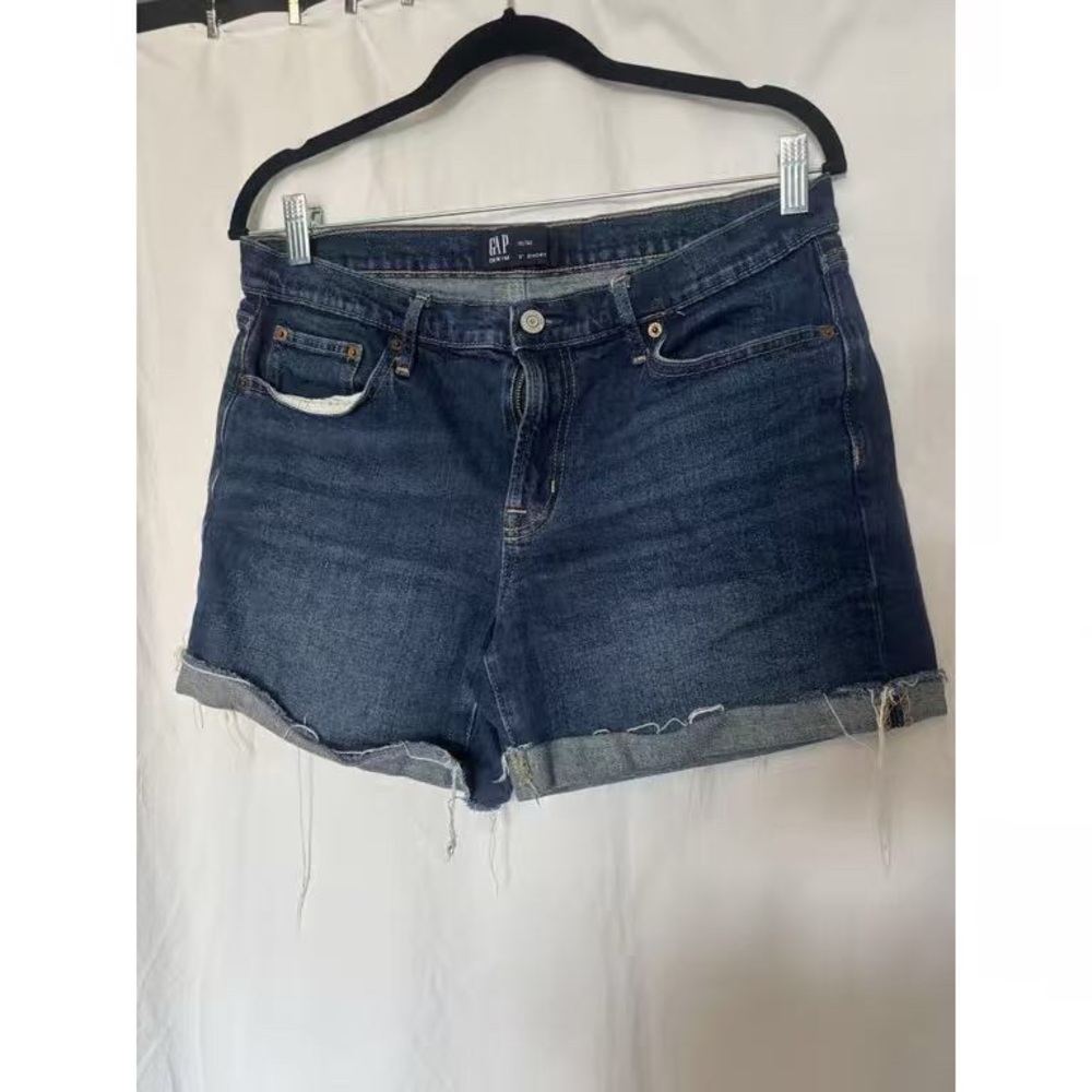 GAP Women's Dark Blue Jean Shorts